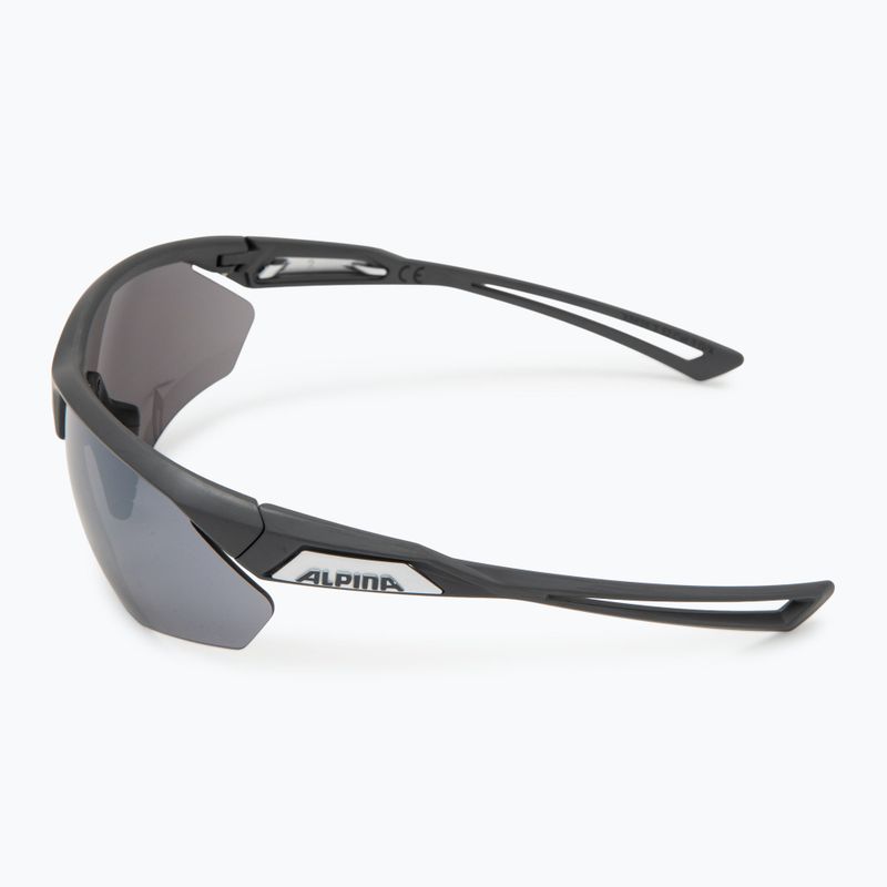 Alpina Nylos HR Mitternachtsgrau matt/Silberspiegel Sonnenbrille 4