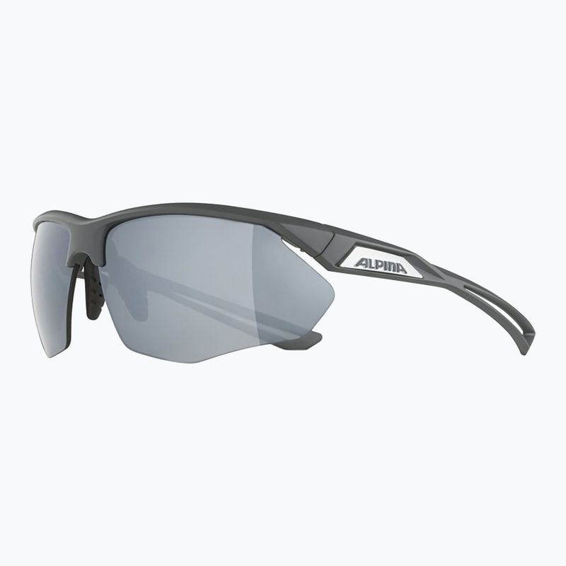 Alpina Nylos HR Mitternachtsgrau matt/Silberspiegel Sonnenbrille 8