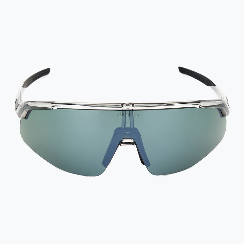 Alpina Turbo Pro Q-Lite grau transparent glänzend/ silber verspiegelt Sonnenbrille 3