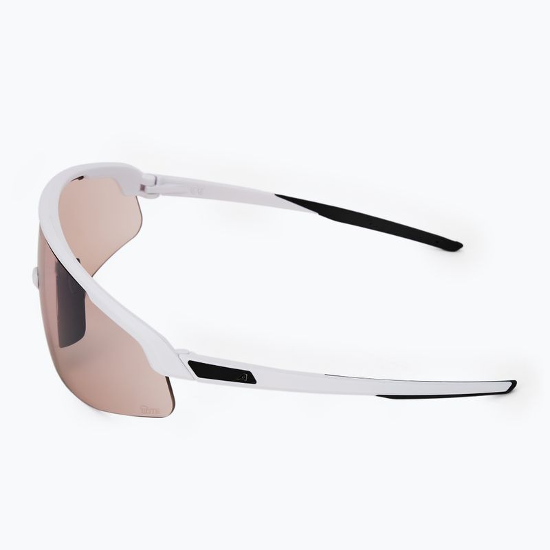 Alpina Turbo Pro Q-Lite weiß matt/rosa Spiegel-Sonnenbrille 4