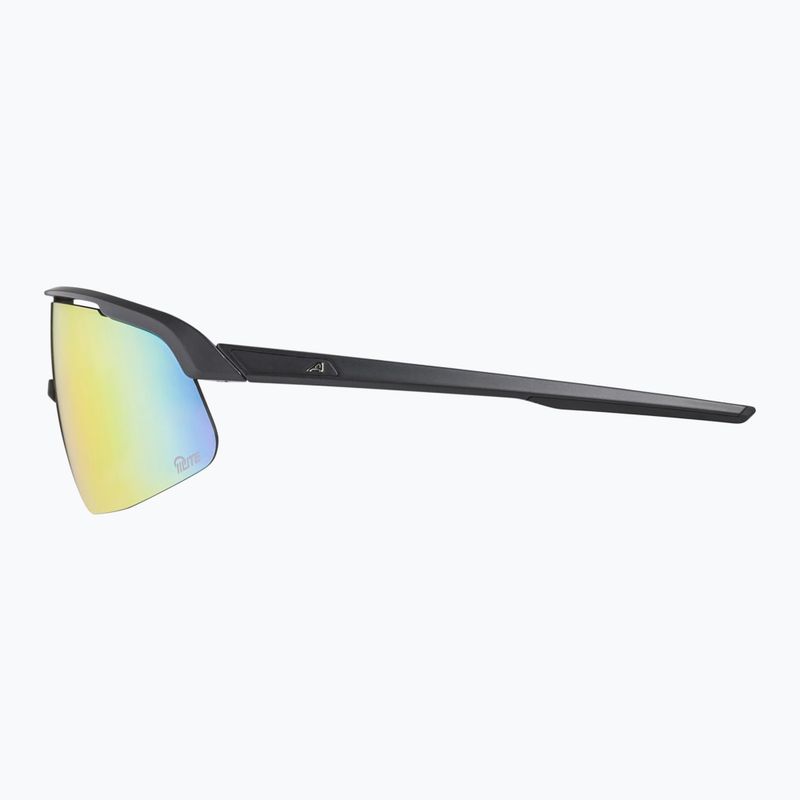 Alpina Turbo Pro S Q-Lite schwarz-metallic matt/rosa Spiegel-Sonnenbrille 7