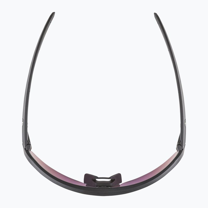 Alpina Turbo Pro S Q-Lite schwarz-metallic matt/rosa Spiegel-Sonnenbrille 8