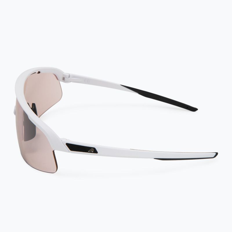 Alpina Turbo Pro S Q-Lite weiß matt/ silber flash mirror Sonnenbrille 4