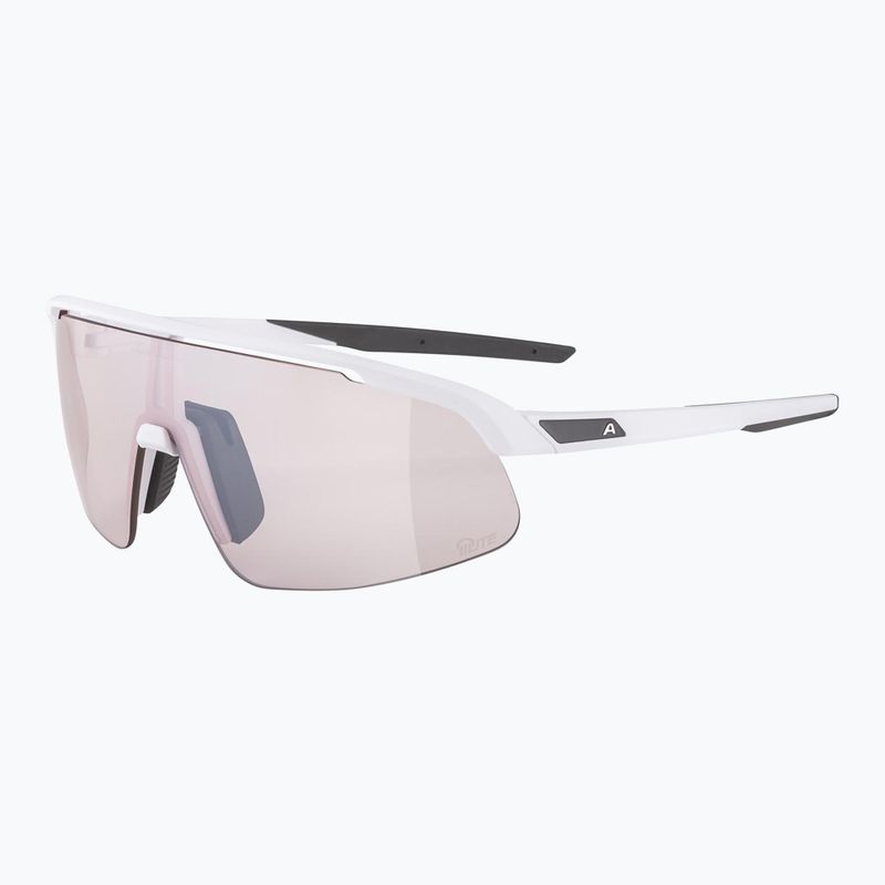 Alpina Turbo Pro S Q-Lite weiß matt/ silber flash mirror Sonnenbrille 5