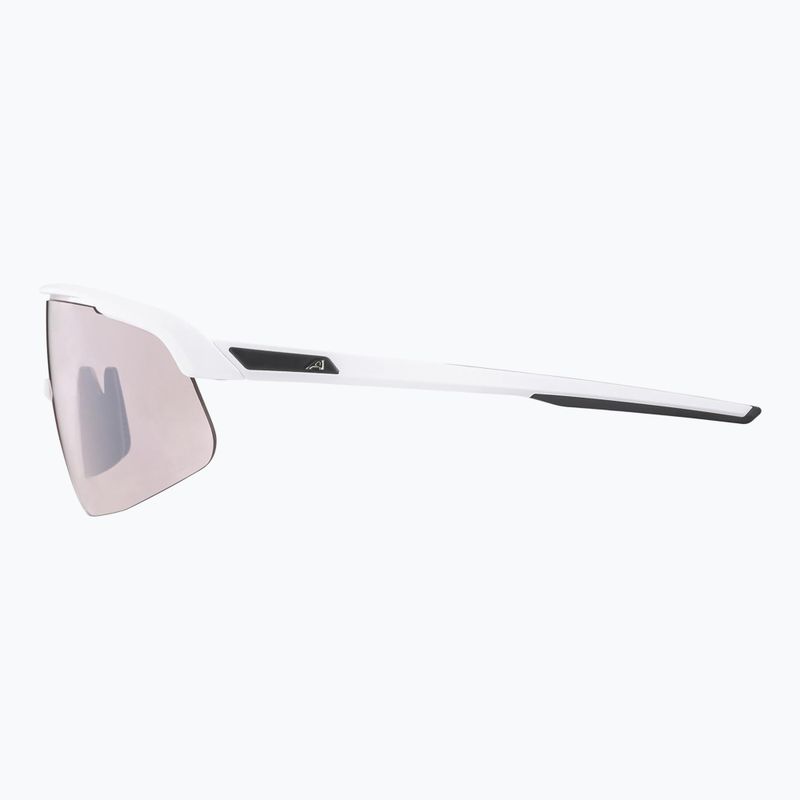 Alpina Turbo Pro S Q-Lite weiß matt/ silber flash mirror Sonnenbrille 7