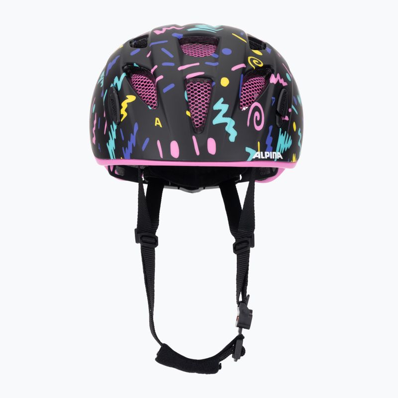 Kinderfahrradhelm Alpina Ximo Flash schwarz konfetti matt 2