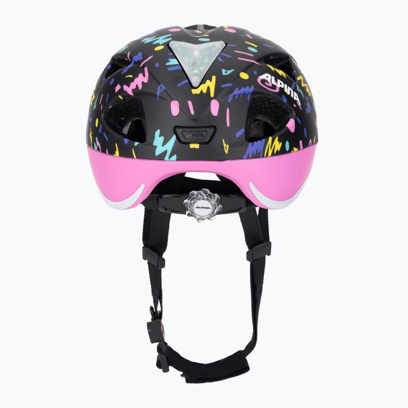 Kinderfahrradhelm Alpina Ximo Flash schwarz konfetti matt 4