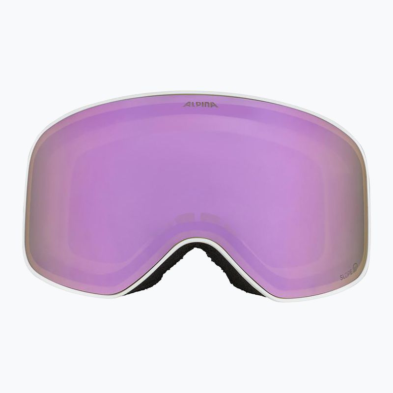Skibrille Alpina Slope Q-Lite white/rose matt 2