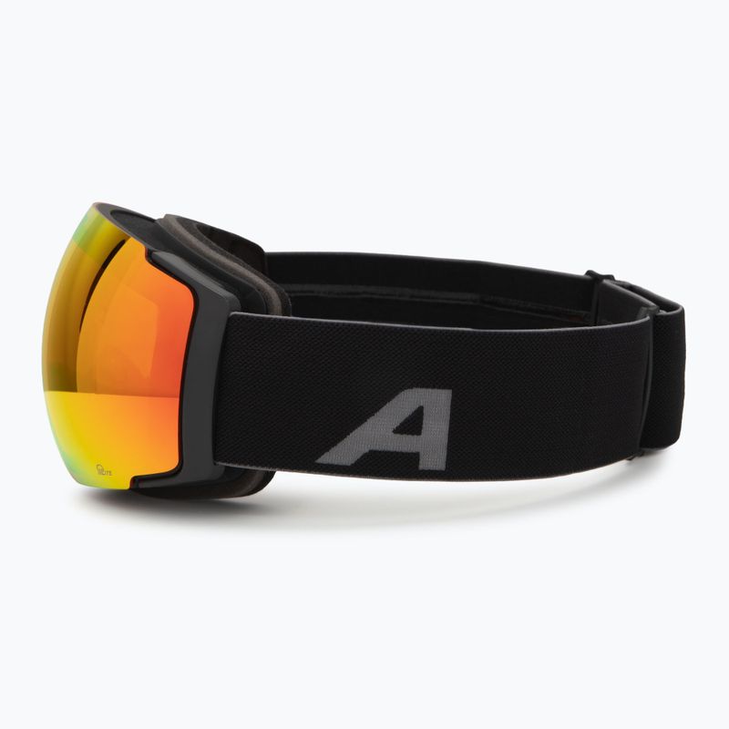 Alpina Falera Mag Q-Lite Skibrille black matt/red/pink 5