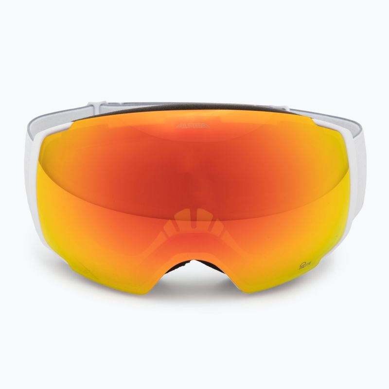 Skibrille Alpina Falera Mag Q-Lite white matt/red/pink 3