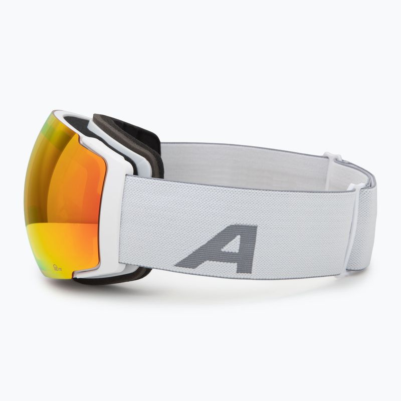 Skibrille Alpina Falera Mag Q-Lite white matt/red/pink 5