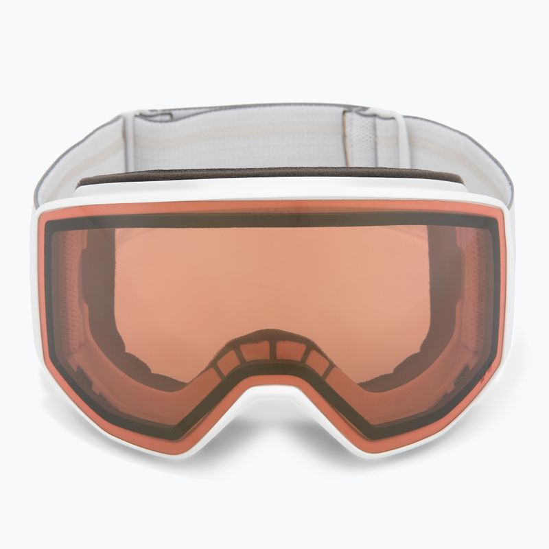 Skibrille Alpina Venet QV white matt/gold 2