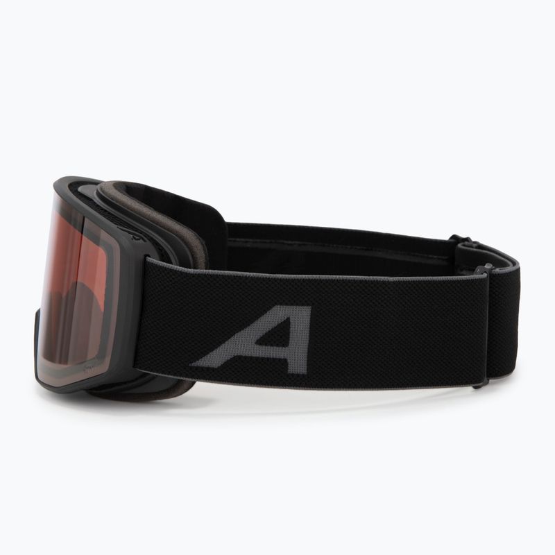Skibrille Alpina Venet QV matte black/gold 4