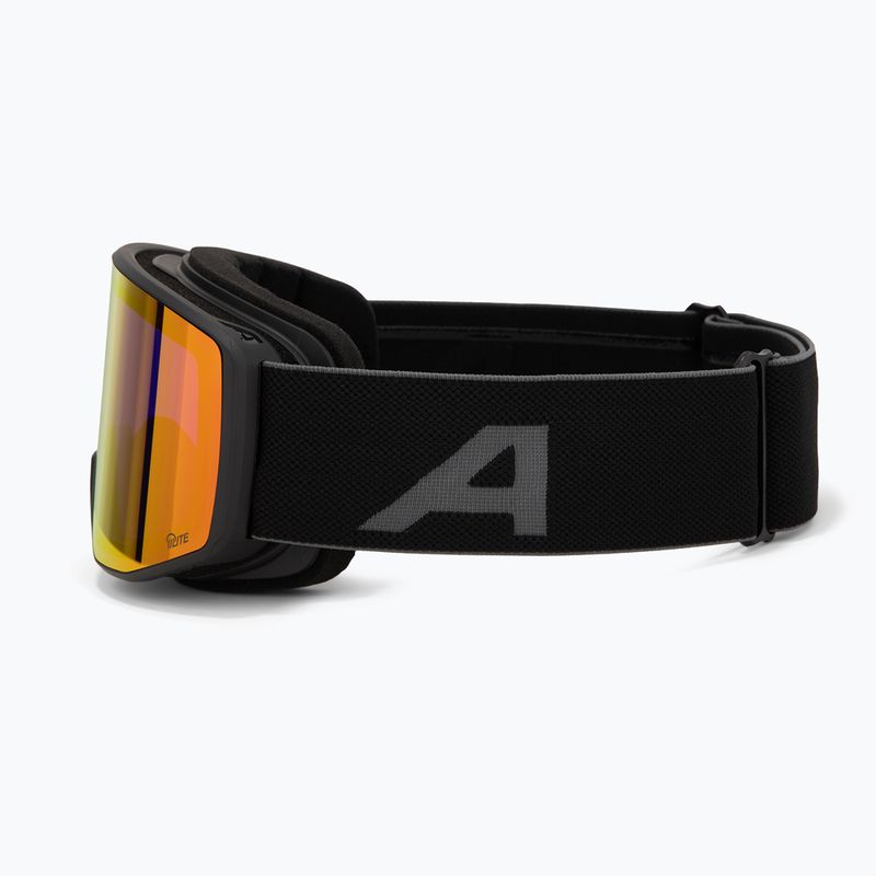 Skibrille Alpina Venet Q-Lite matt black/red 4