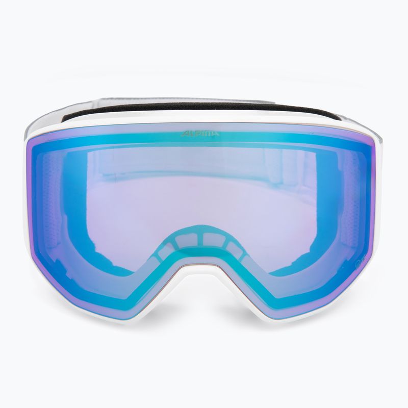 Skibrille Alpina Venet Q-Lite white matt/blue 2