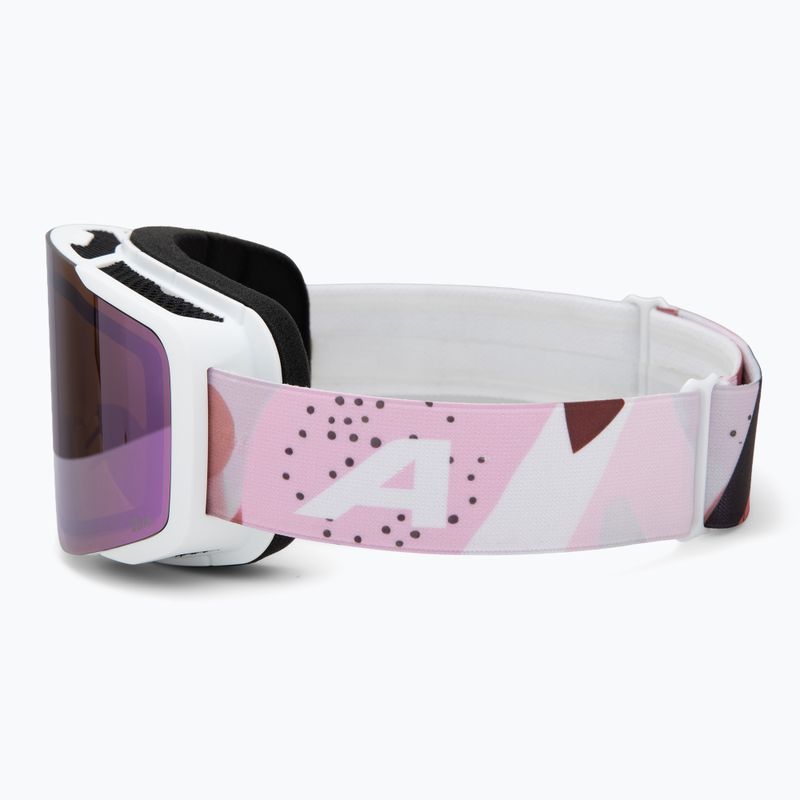 Skibrille Alpina Taos Q-Lite white/rose matte/rose 4