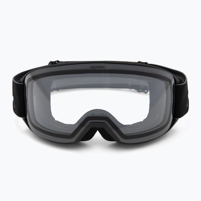 Skibrille Alpina Nakiska black matte/clear 2