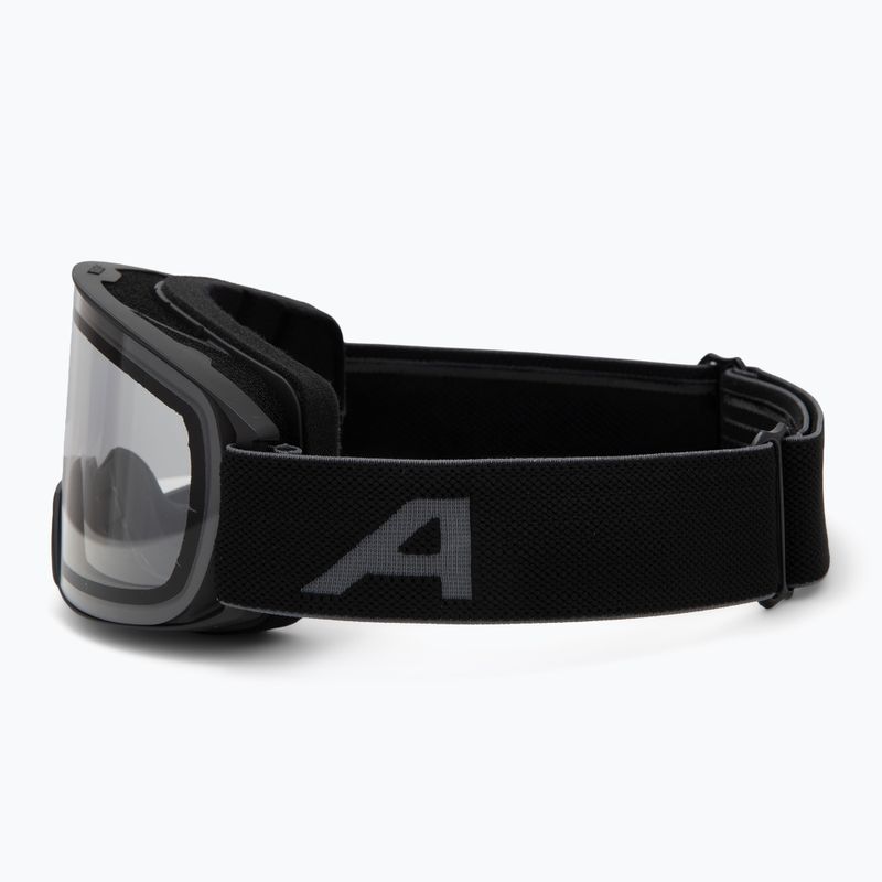 Skibrille Alpina Nakiska black matte/clear 4
