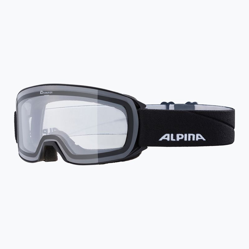 Skibrille Alpina Nakiska black matte/clear