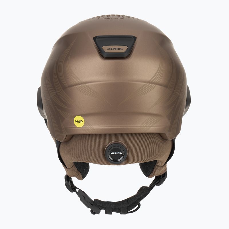 Skihelm Alpina Oro QV Mips sepia metallic 4
