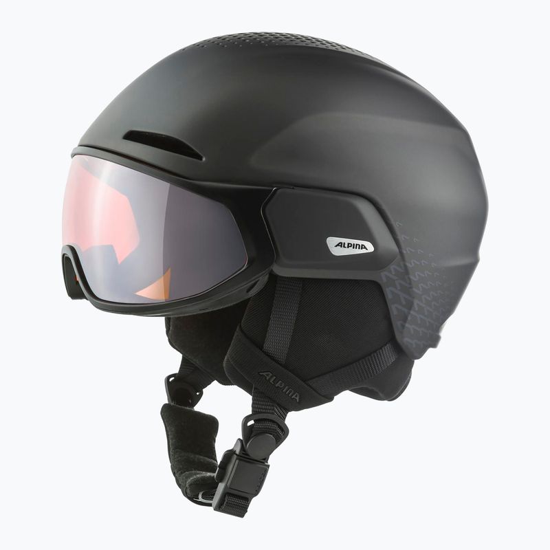 Skihelm Alpina Oro QV Mips charcoal metallic