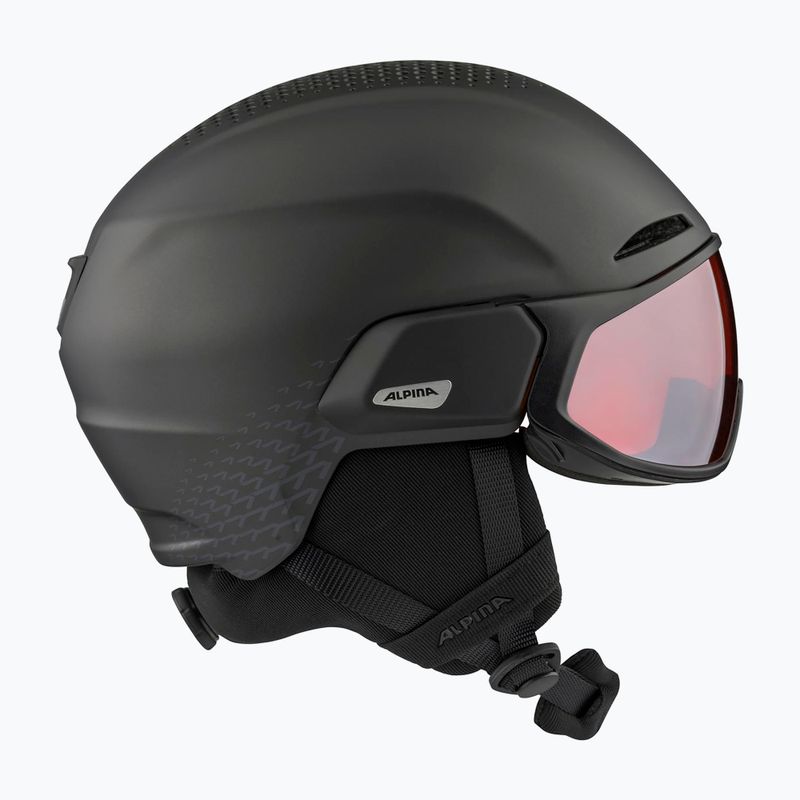 Skihelm Alpina Oro QV Mips charcoal metallic 2