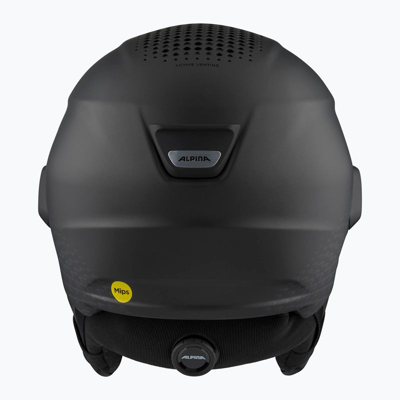 Skihelm Alpina Oro QV Mips charcoal metallic 4