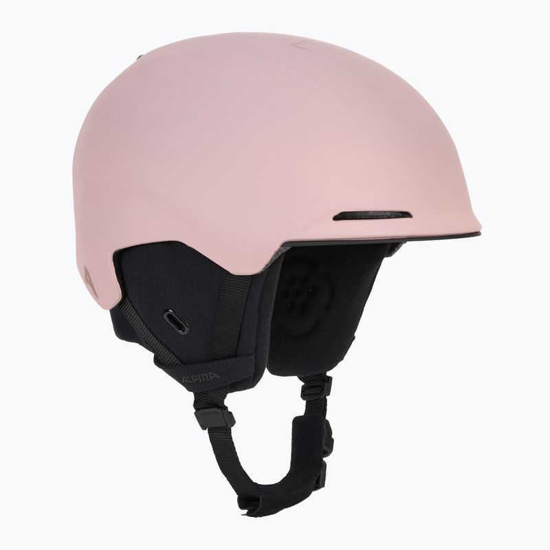 Skihelm Alpina Brix smoke rose matt