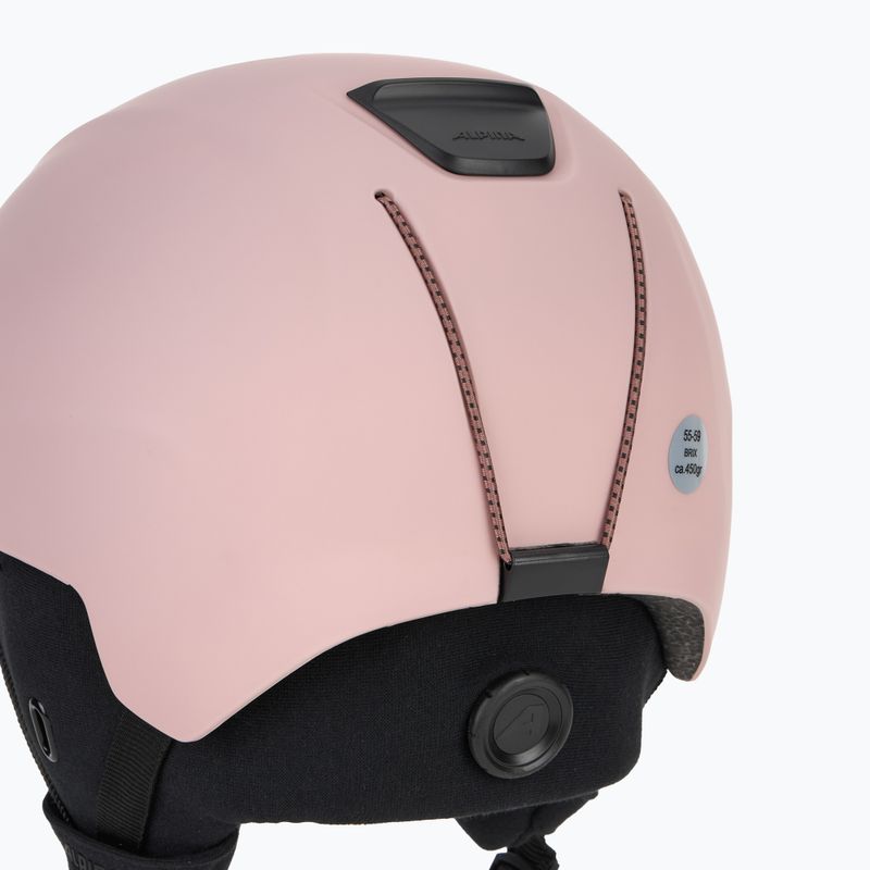 Skihelm Alpina Brix smoke rose matt 8