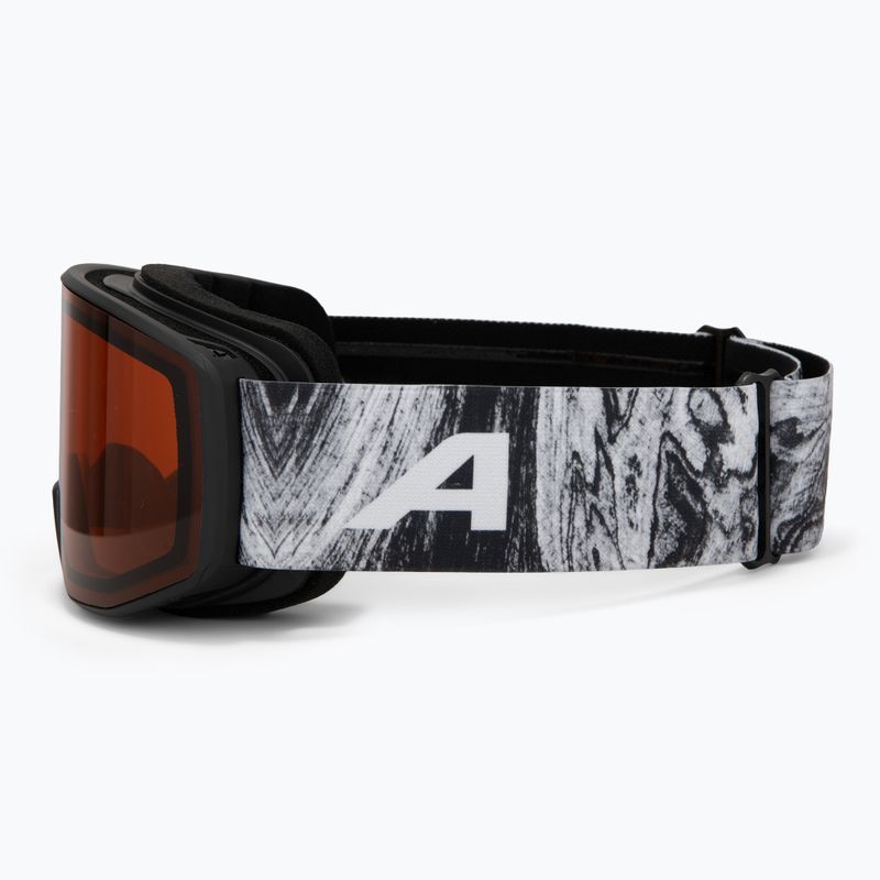 Skibrille Alpina Venet black/glacier matt/orange 4