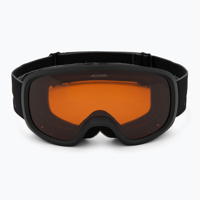 Kinder-Skibrille Alpina Piney 2.0 black matte/orange 2