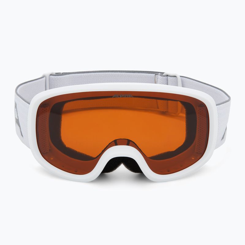 Kinder-Skibrille Alpina Piney 2.0 white matt/orange 2