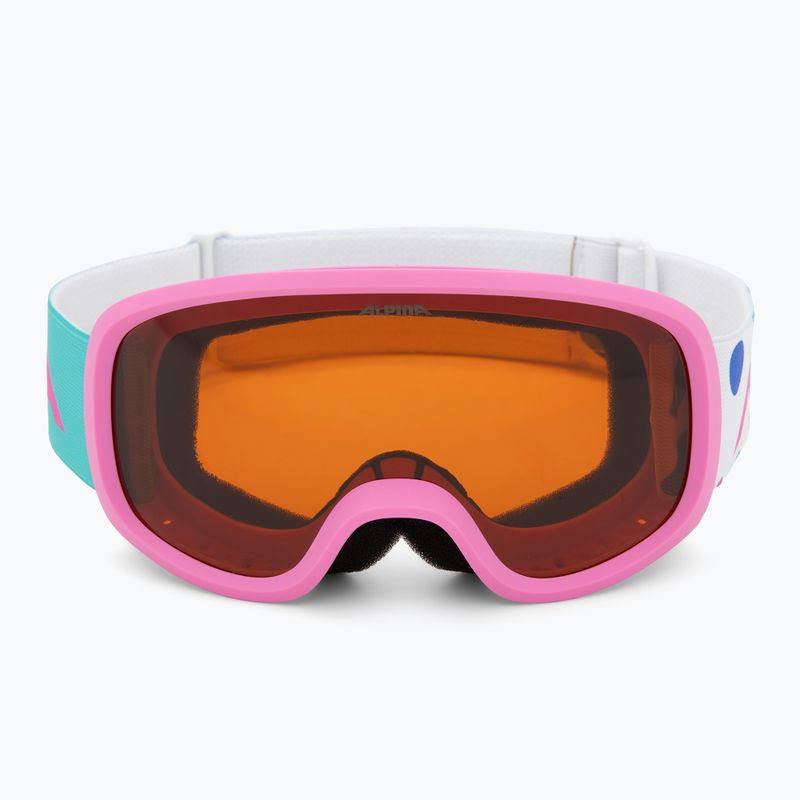Kinder-Skibrille Alpina Piney 2.0 rose matte/orange 2