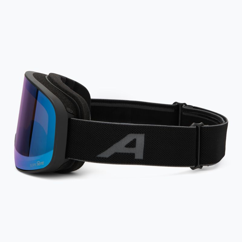 Skibrille Alpina Slope Q-Lite black/black matt/blue 4