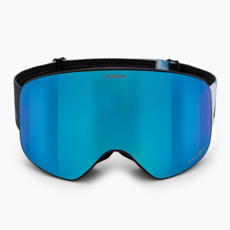 Skibrille Kinder Alpina Fernie Q-Lite black/blue matt 2