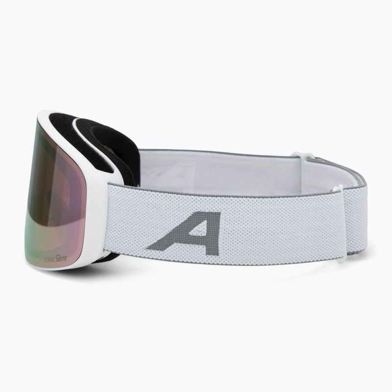 Skibrille Kinder Alpina Fernie Q-Lite white matt/rose 4