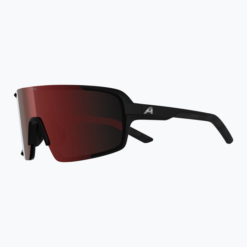 Sonnenbrille Alpina Lumin black matte/red mirror 4