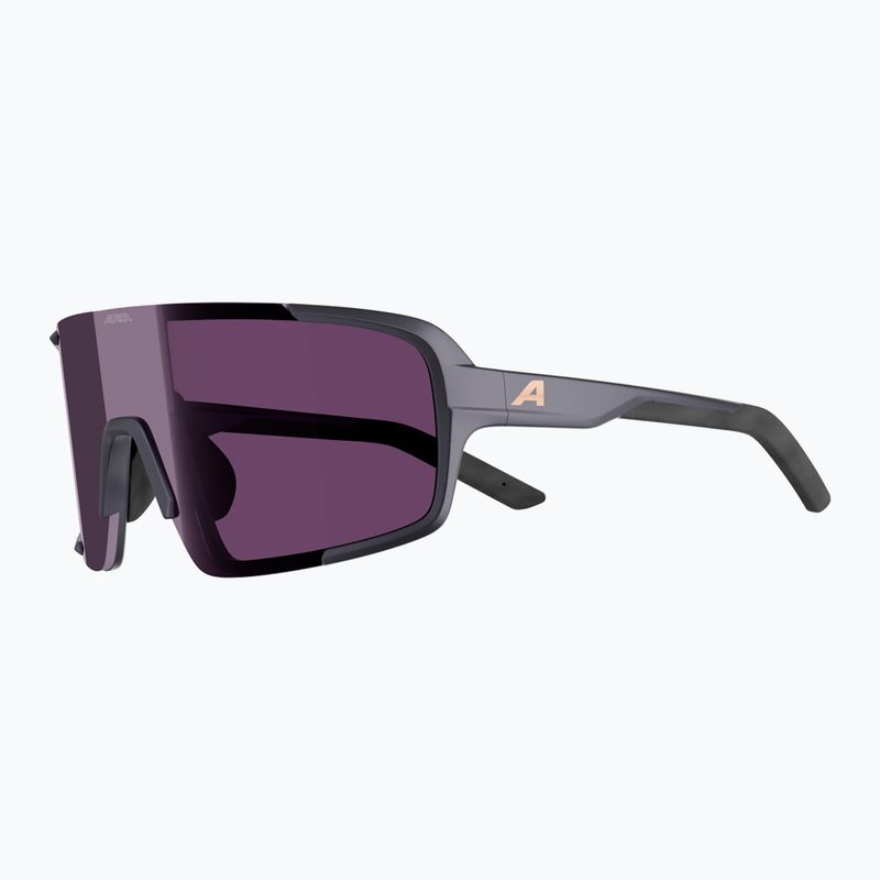 Sonnenbrille Alpina Lumin gun/metallic matte/pink 4
