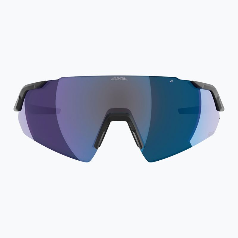 Sonnenbrille Alpina Turbo Air Q-Lite black matt/blue mirror/pink 2