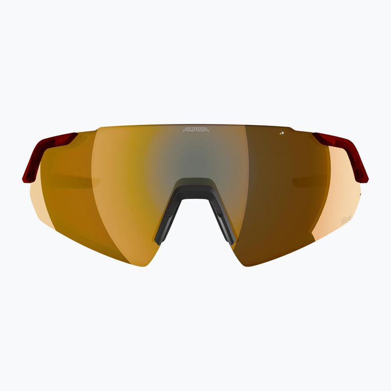 Sonnenbrille Alpina Turbo Air Q-Lite red translucent matte/gold mirror/pink 2
