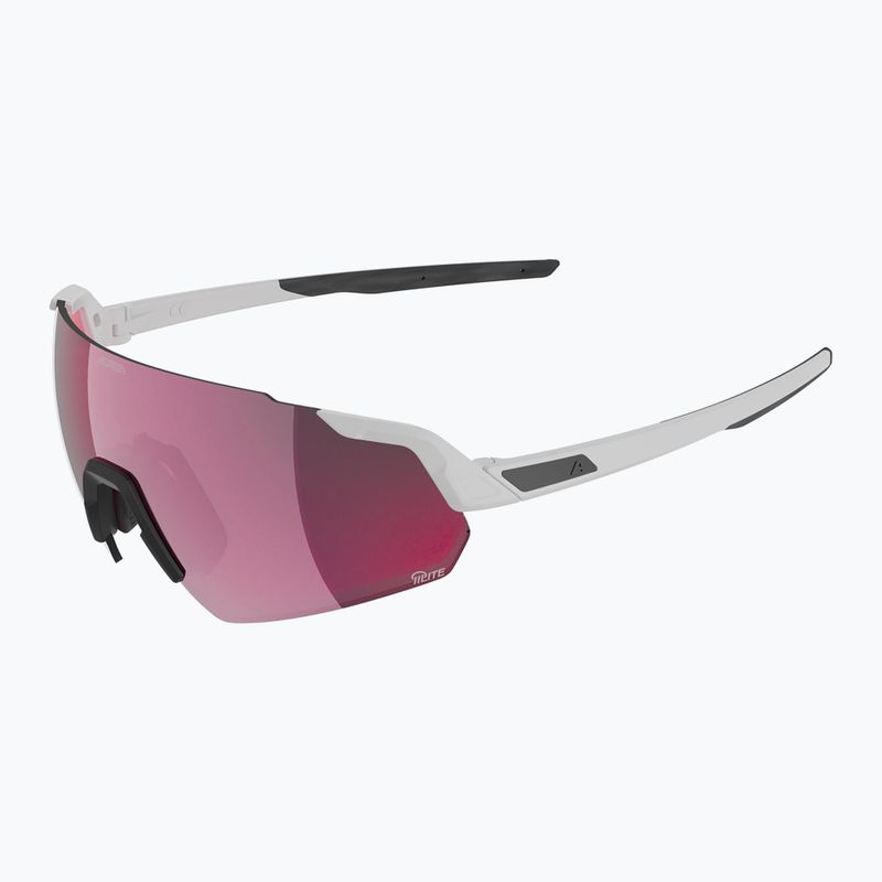 Sonnenbrille Alpina Turbo Air Q-Lite white gloss/pink/pink