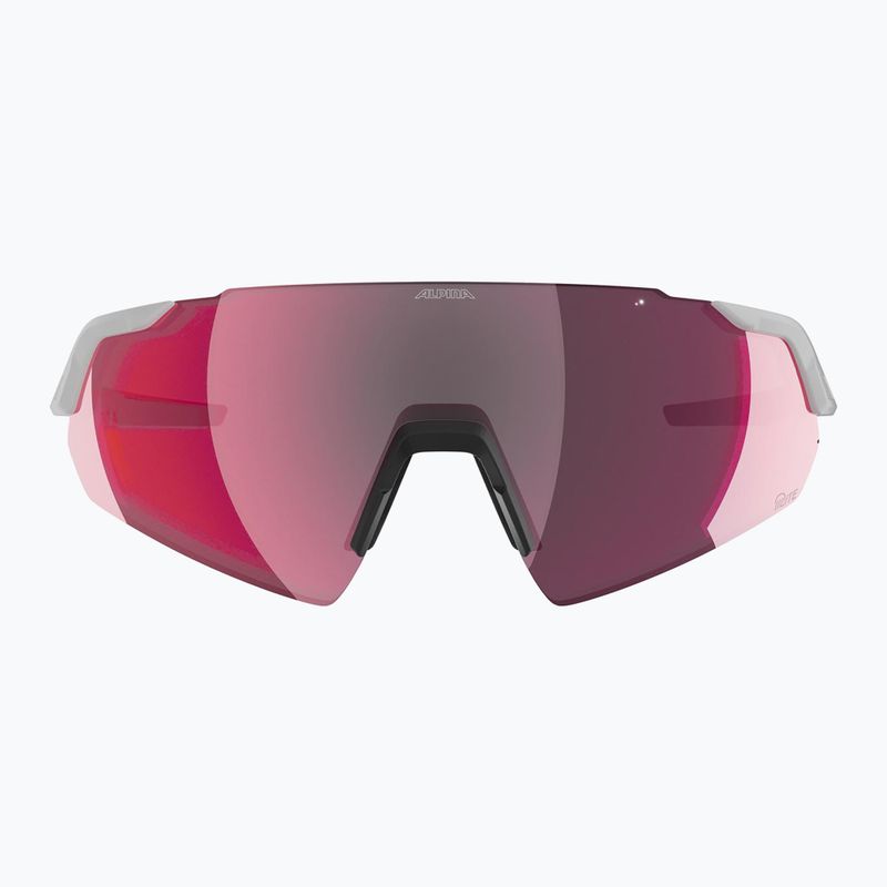 Sonnenbrille Alpina Turbo Air Q-Lite white gloss/pink/pink 2