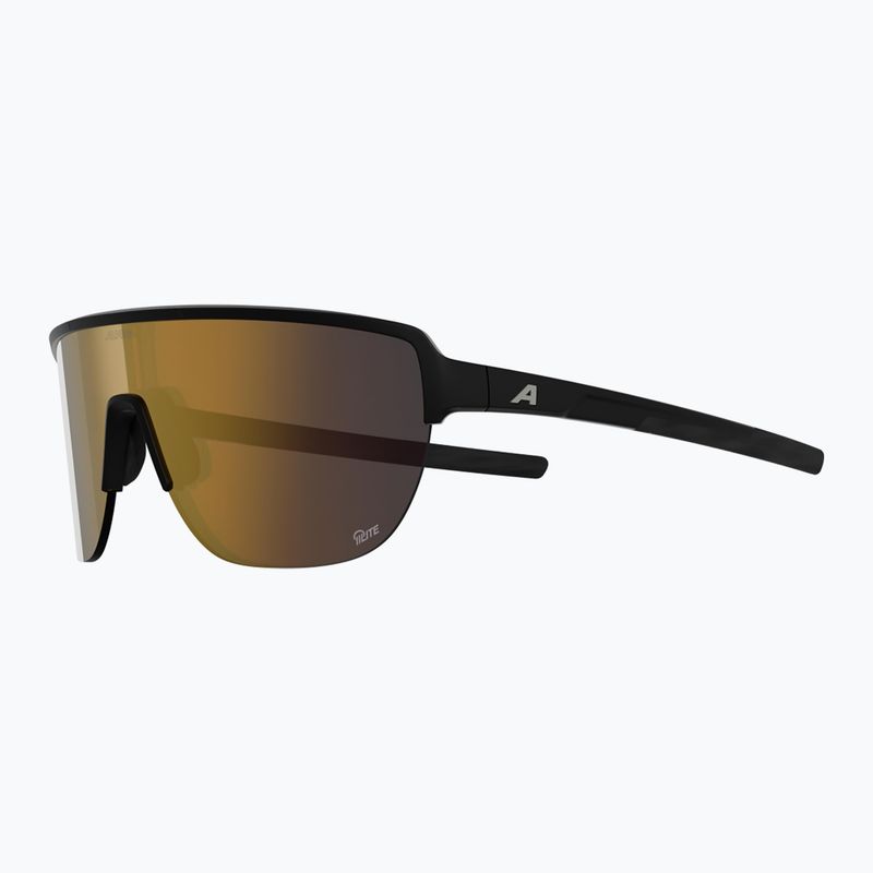 Sonnenbrille Alpina Frame 2.0 Q-Lite black matt/gold mirror 4