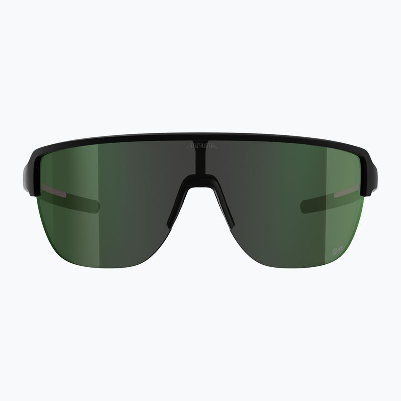 Sonnenbrille Alpina Frame 2.0 Q-Lite black/white matte/green mirror 2