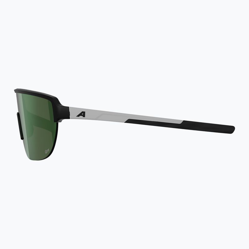 Sonnenbrille Alpina Frame 2.0 Q-Lite black/white matte/green mirror 5