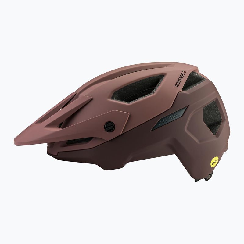 Fahrradhelm Alpina Rootage 2 ox raisin matt 2