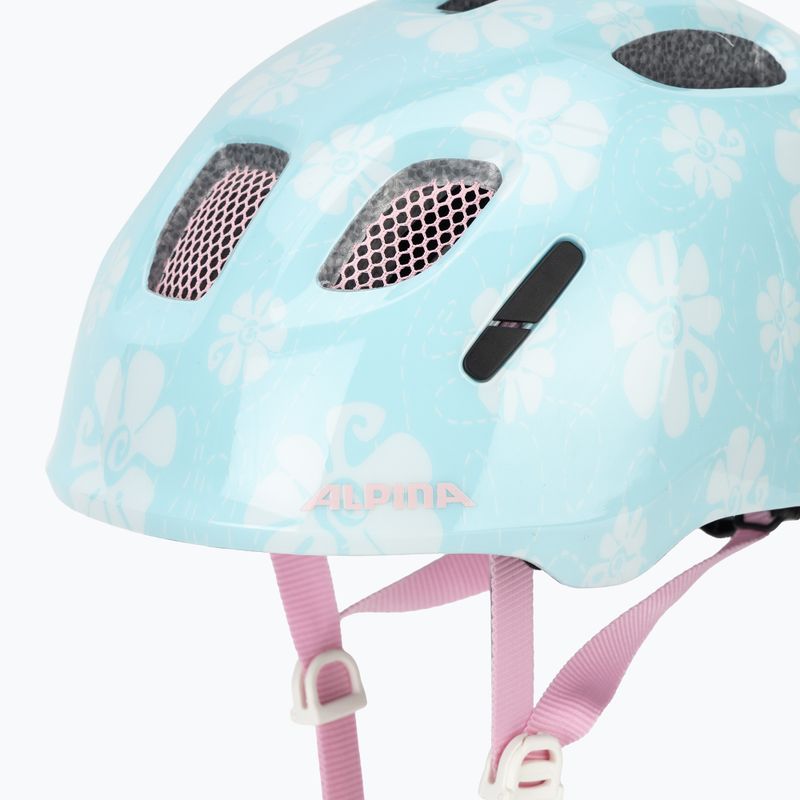 Fahrradhelm Kinder Alpina Ximo 2 Jr aqua rose flower gloss 8