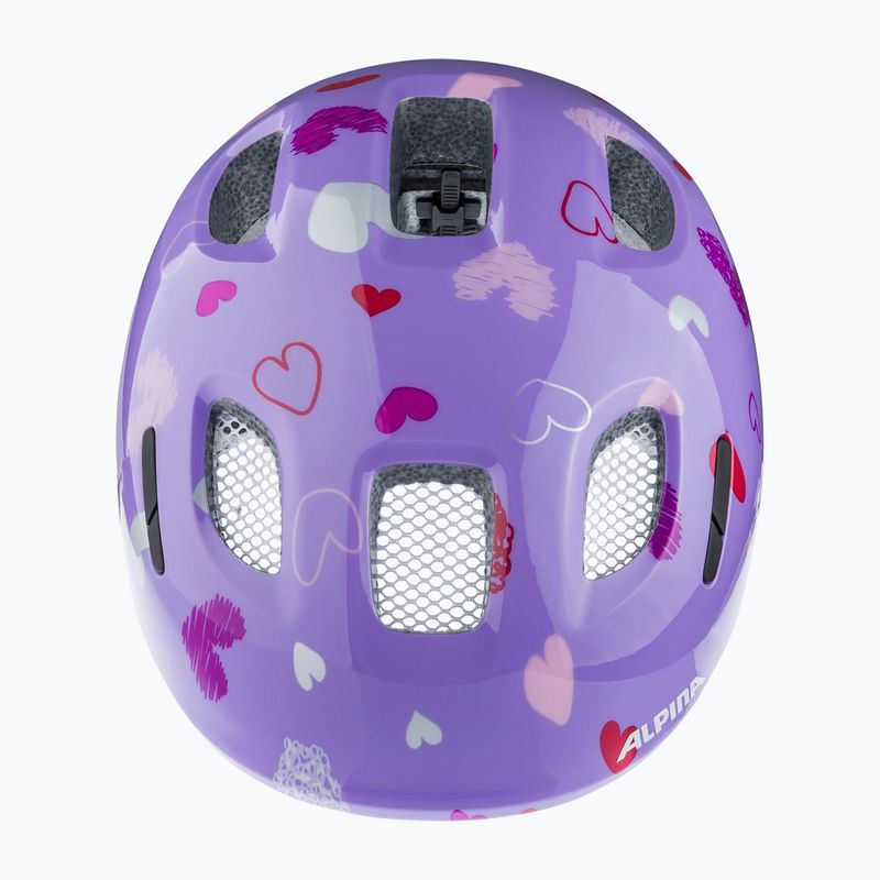 Fahrradhelm Kinder Alpina Ximo 2 Jr purple hearts gloss 4