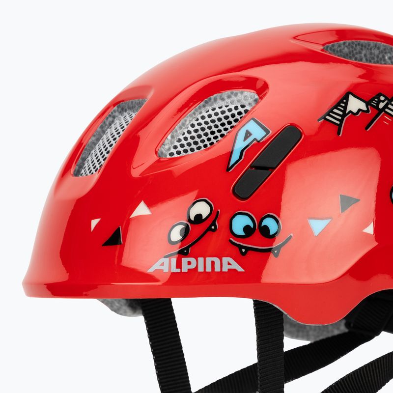 Fahrradhelm Kinder Alpina Ximo 2 Jr red smile gloss 8