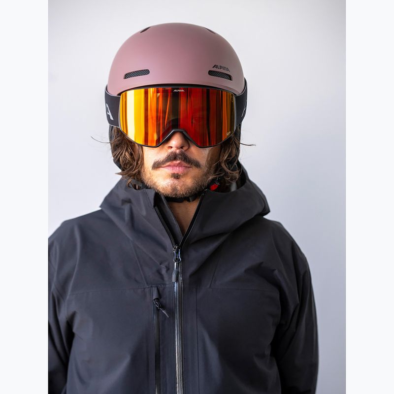 Skihelm Alpina Arber 2 MIPS coj old rose 7